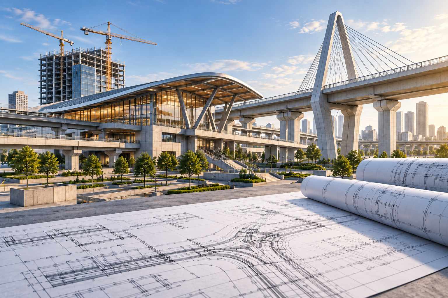 Infrastructure project visualization
