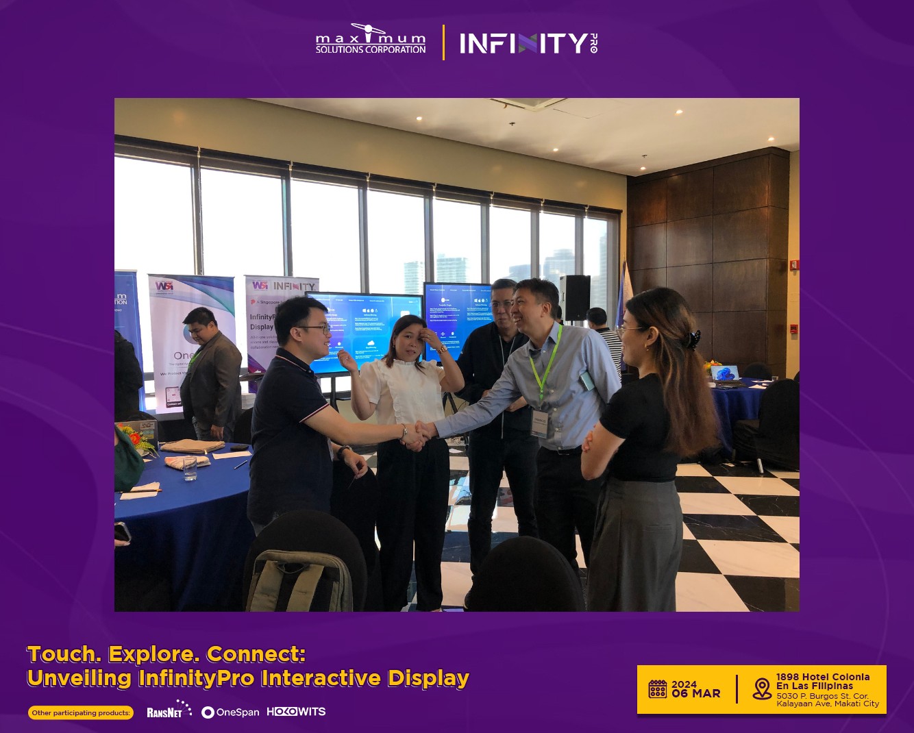 Touch. Explore. Connect: Inveiling InfinityPro Interactive Display